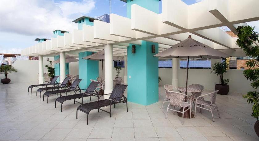 Flat Vista Mar No Meireles Na Beira Mar De Fortaleza 905 外观 照片
